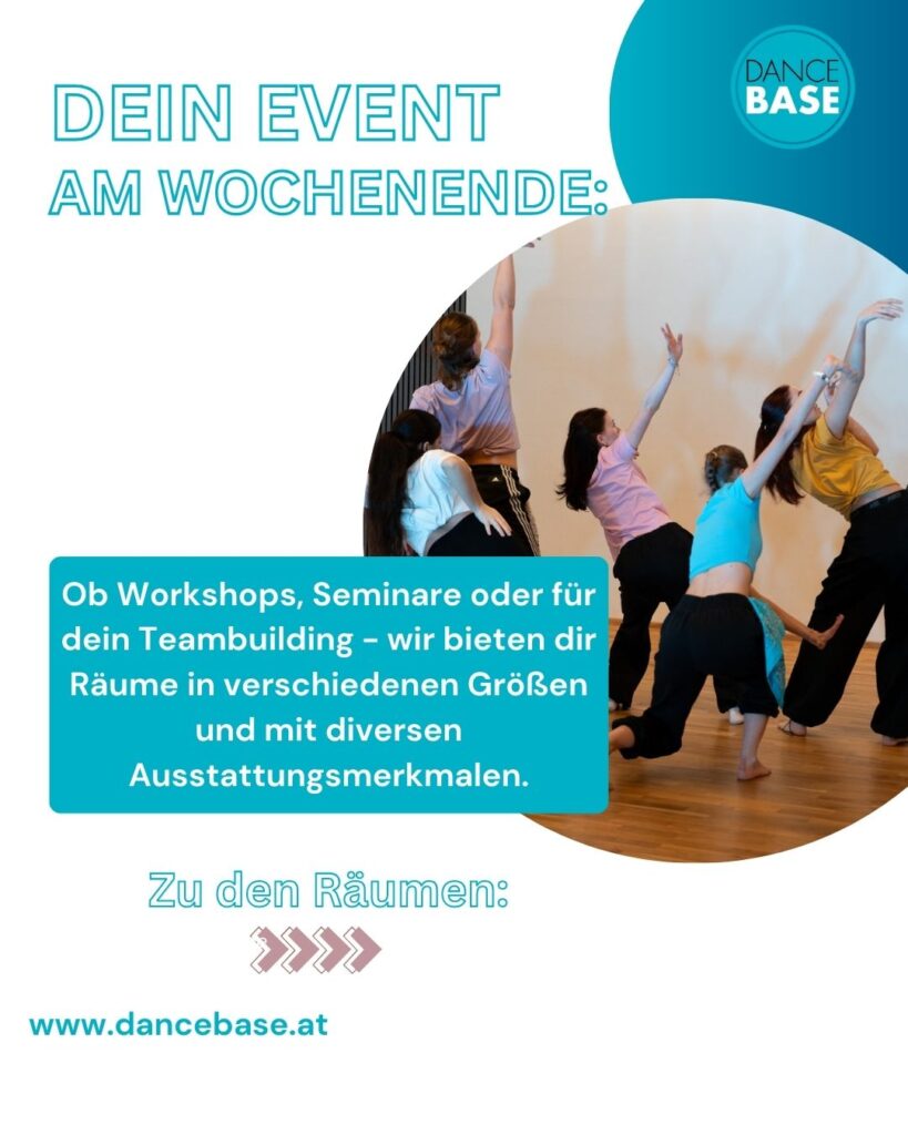 Räume mieten in der Dance Base
