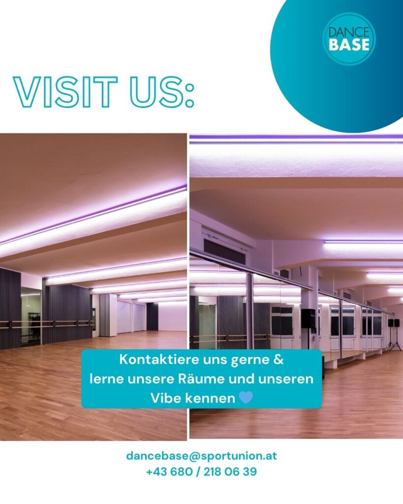 Räume mieten in der Dance Base