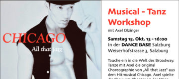 Musical-Tanz-Workshop mit Axel Olzinger in der Dance Base Salzburg