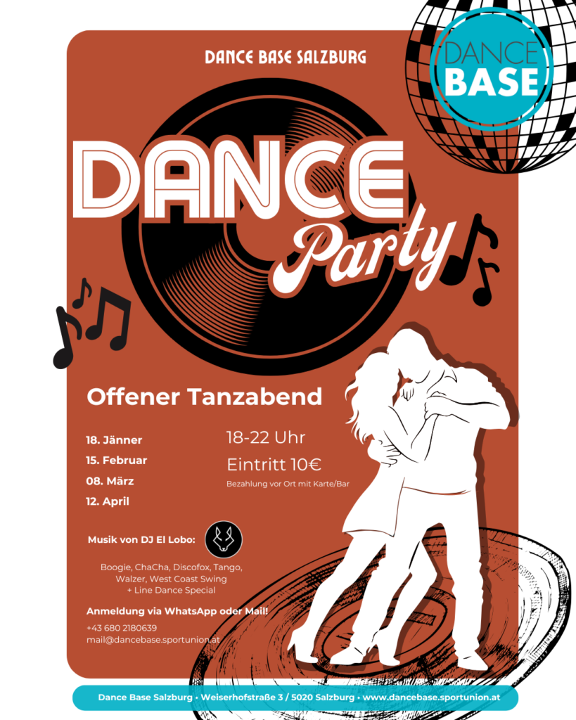 Kopie von Yellow and Red Retro Dance Party Flyer (1080 x 1350 px)