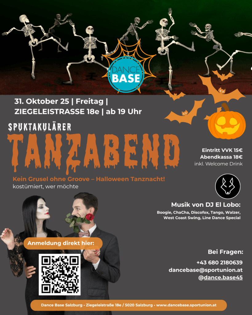Tanzabend Hallowwen Flyer